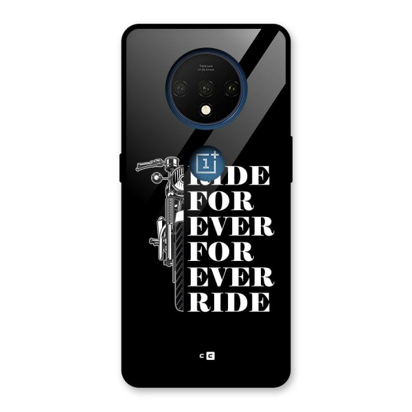 Ride Forever Glass Back Case for OnePlus 7T
