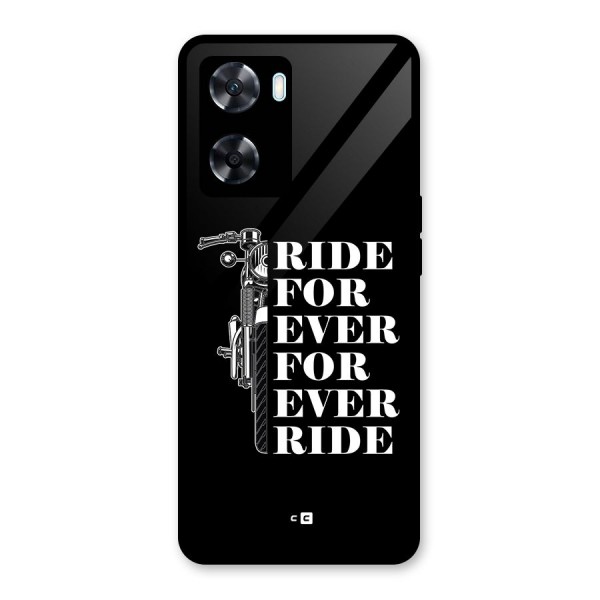 Ride Forever Glass Back Case for Oppo A77
