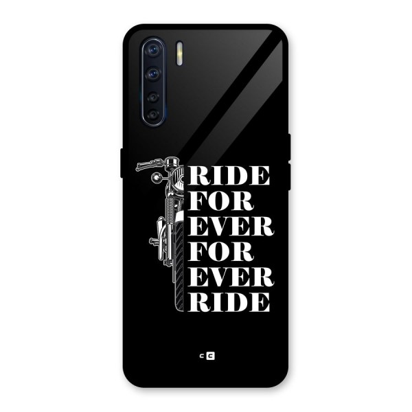 Ride Forever Glass Back Case for Oppo F15