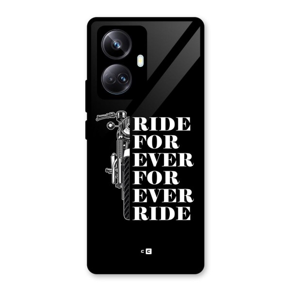 Ride Forever Glass Back Case for Realme 10 Pro Plus