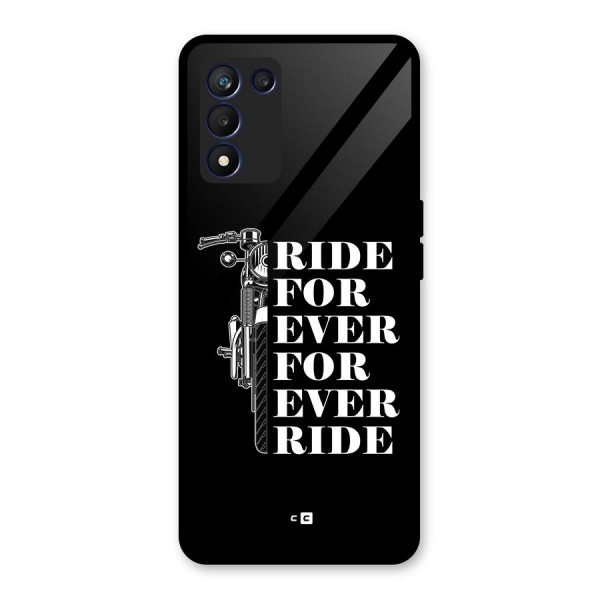 Ride Forever Glass Back Case for Realme 9 5G Speed