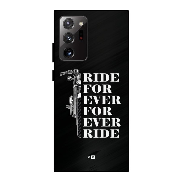 Ride Forever Metal Back Case for Galaxy Note 20 Ultra
