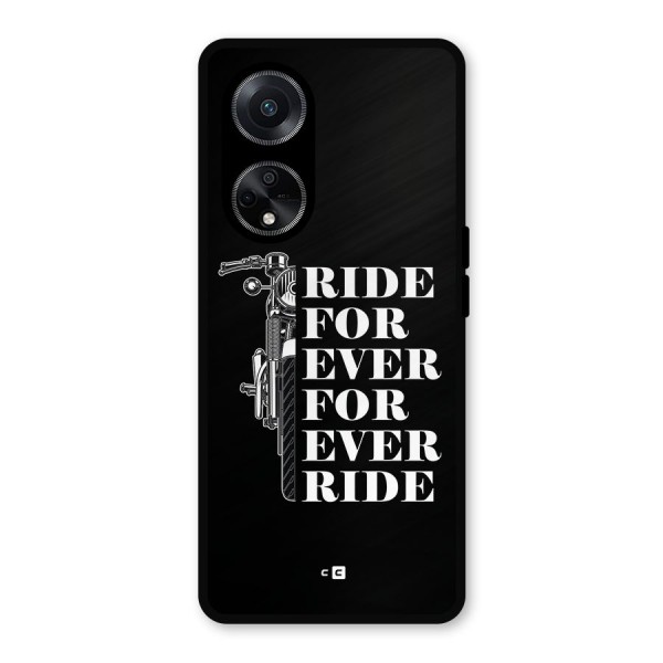 Ride Forever Metal Back Case for Oppo F23