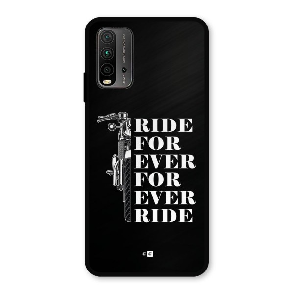 Ride Forever Metal Back Case for Redmi 9 Power