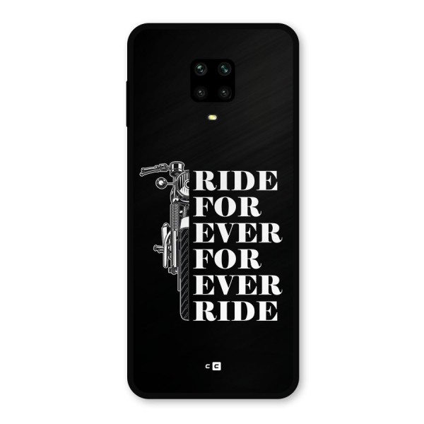 Ride Forever Metal Back Case for Redmi Note 9 Pro Max
