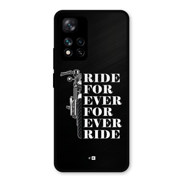 Ride Forever Metal Back Case for Xiaomi 11i Hypercharge 5G