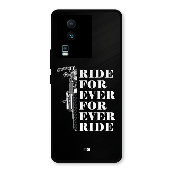 Ride Forever Metal Back Case for iQOO Neo 7 Pro