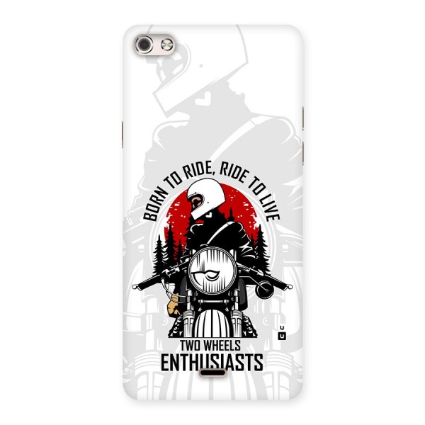 Ride To Live Back Case for Canvas Silver 5