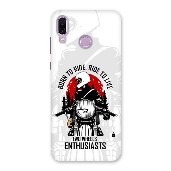 Ride To Live Back Case for Honor Play