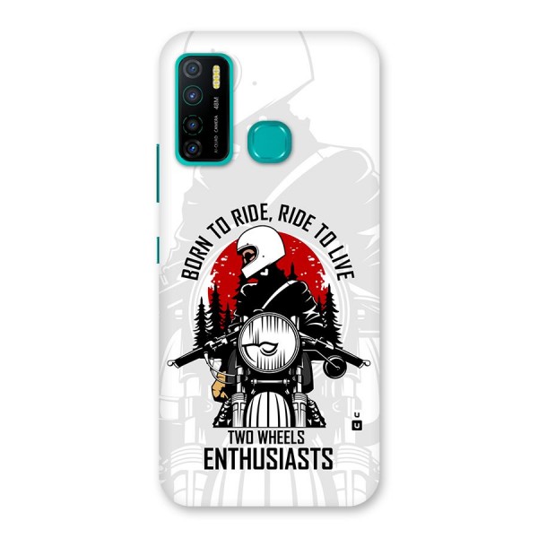 Ride To Live Back Case for Infinix Hot 9 Pro