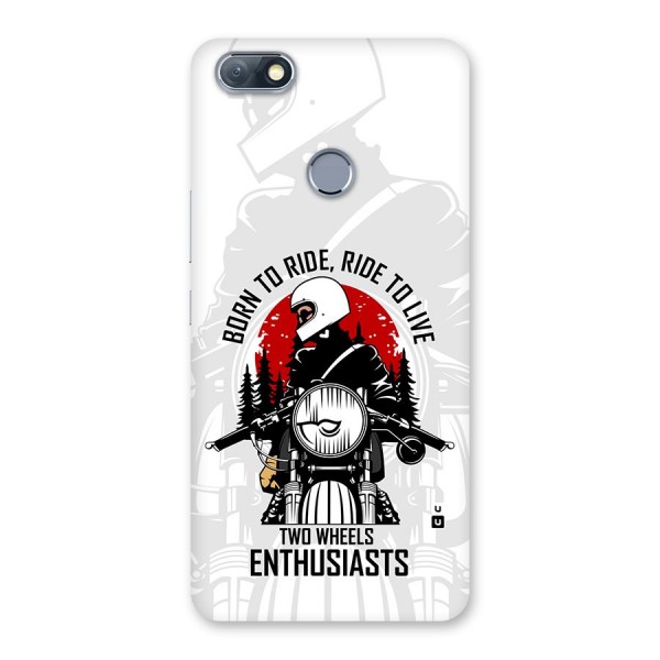 Ride To Live Back Case for Infinix Note 5