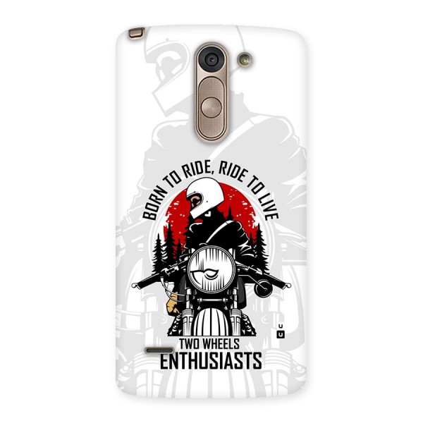 Ride To Live Back Case for LG G3 Stylus