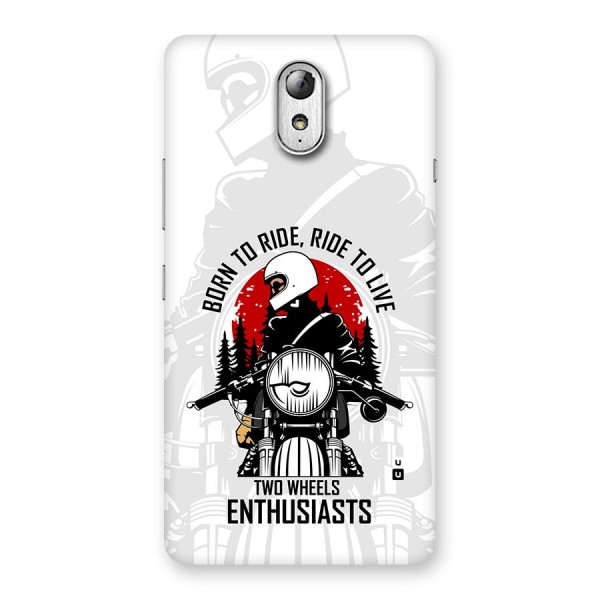 Ride To Live Back Case for Lenovo Vibe P1M