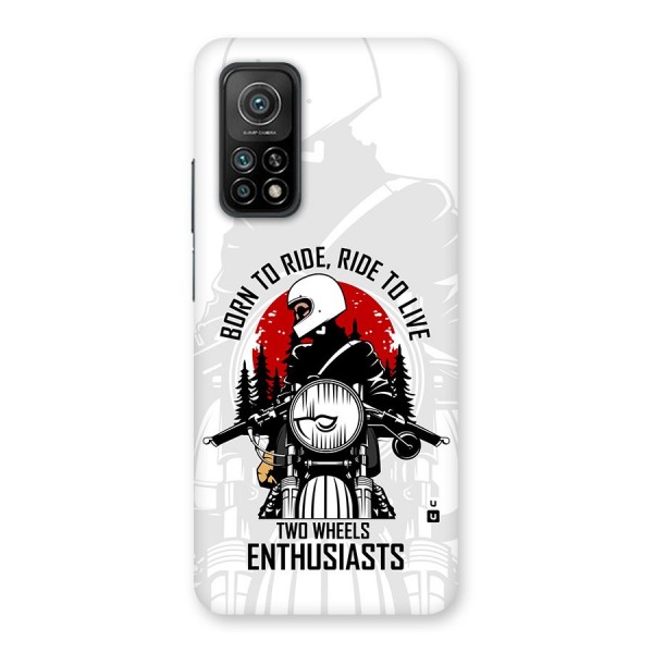 Ride To Live Back Case for Mi 10T 5G