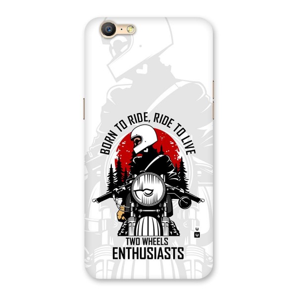 Ride To Live Back Case for Oppo A39