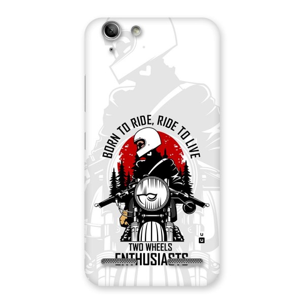 Ride To Live Back Case for Vibe K5 Plus