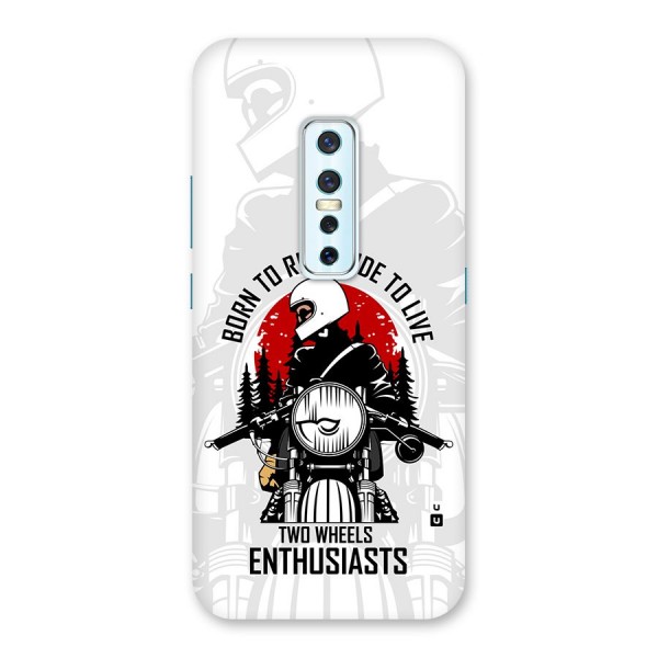 Ride To Live Back Case for Vivo V17 Pro