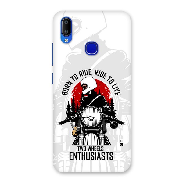 Ride To Live Back Case for Vivo Y91