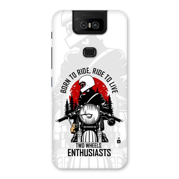 Ride To Live Back Case for Zenfone 6z