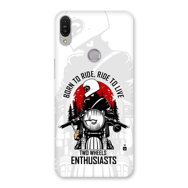 Ride To Live Back Case for Zenfone Max Pro M1
