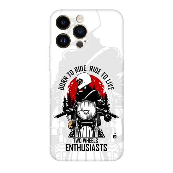Ride To Live Back Case for iPhone 14 Pro Max