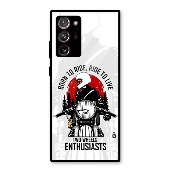 Ride To Live Glass Back Case for Galaxy Note 20 Ultra