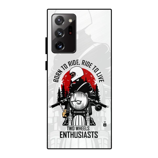 Ride To Live Metal Back Case for Galaxy Note 20 Ultra
