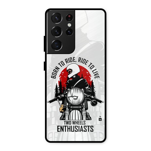 Ride To Live Metal Back Case for Galaxy S21 Ultra 5G