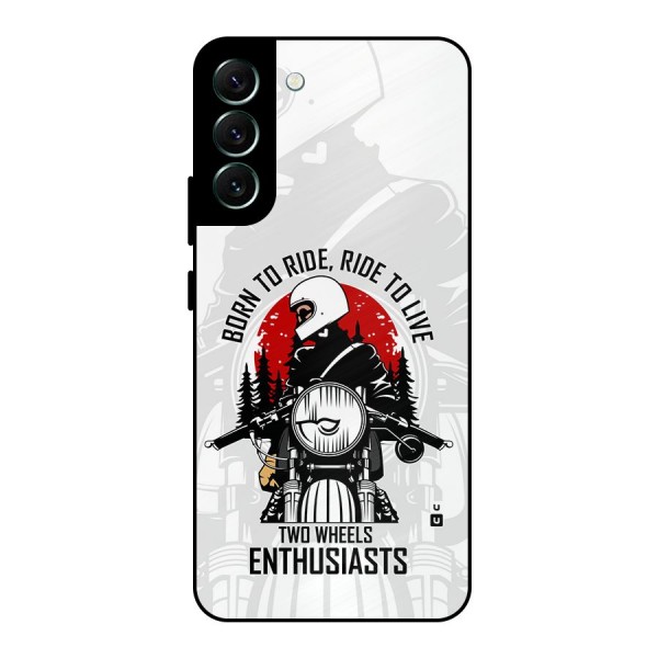 Ride To Live Metal Back Case for Galaxy S22 Plus 5G