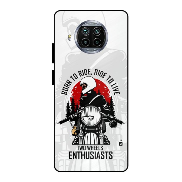 Ride To Live Metal Back Case for Mi 10i