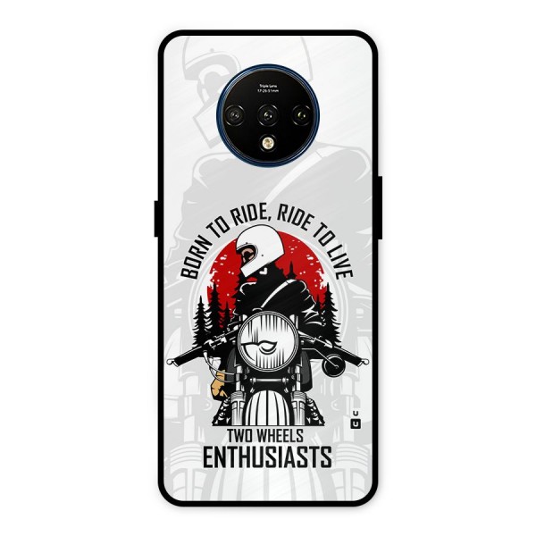 Ride To Live Metal Back Case for OnePlus 7T
