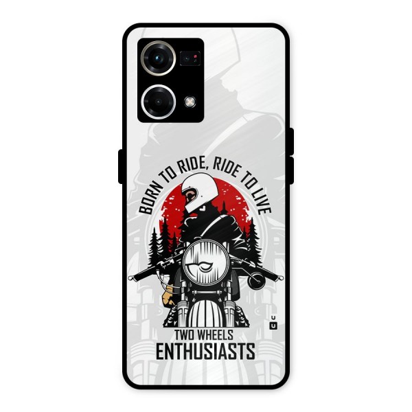 Ride To Live Metal Back Case for Oppo F21s Pro 4G