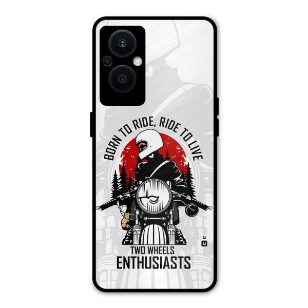 Ride To Live Metal Back Case for Oppo F21s Pro 5G
