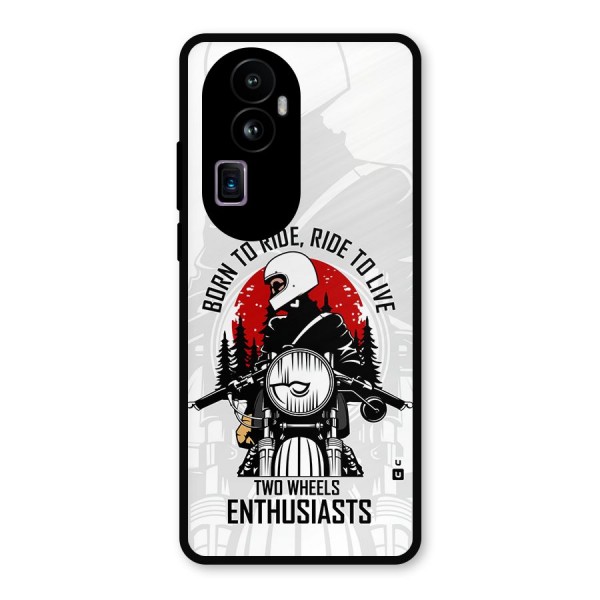Ride To Live Metal Back Case for Oppo Reno10 Pro Plus