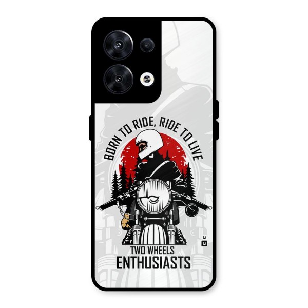 Ride To Live Metal Back Case for Oppo Reno8 5G