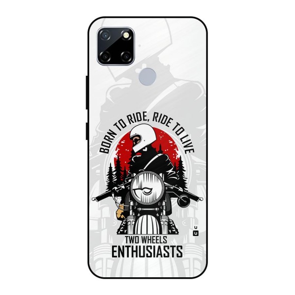 Ride To Live Metal Back Case for Realme Narzo 30A