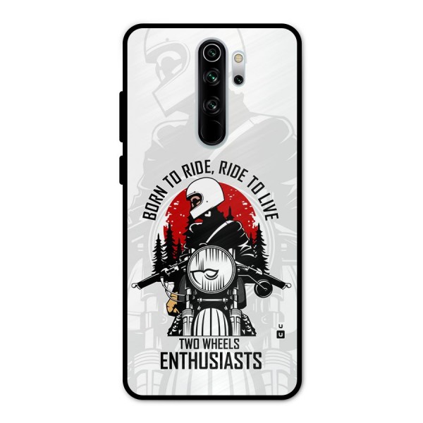 Ride To Live Metal Back Case for Redmi Note 8 Pro