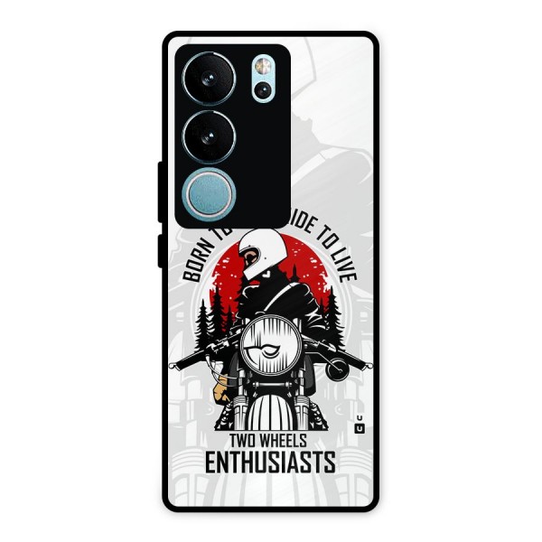 Ride To Live Metal Back Case for Vivo V29