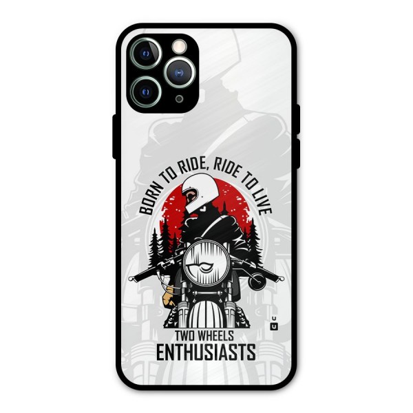 Ride To Live Metal Back Case for iPhone 11 Pro Max