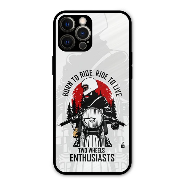 Ride To Live Metal Back Case for iPhone 12 Pro Max