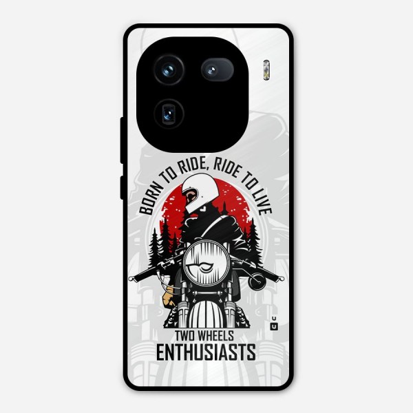 Ride To Live Metal Back Case for iQOO 12
