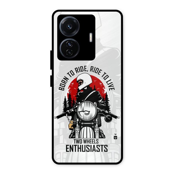 Ride To Live Metal Back Case for iQOO Z6