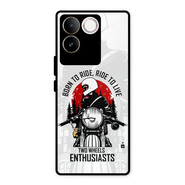 Ride To Live Metal Back Case for iQOO Z7 Pro