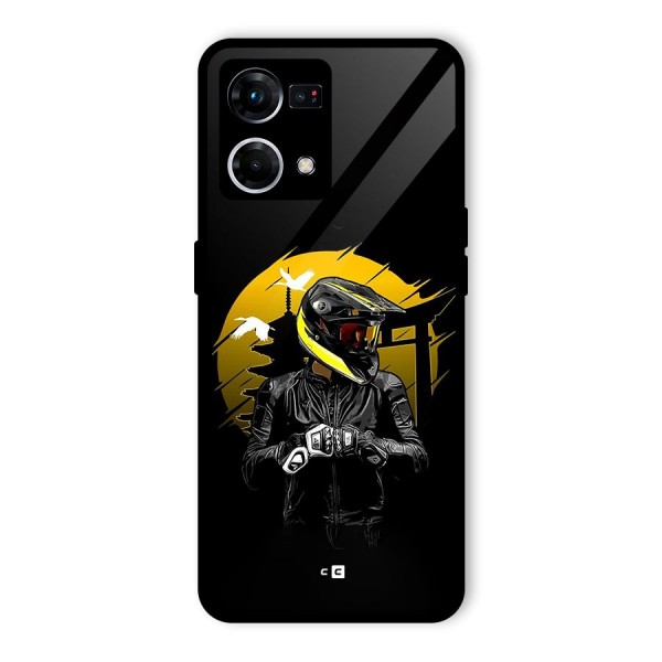 Rider Ready Glass Back Case for Oppo F21 Pro 4G