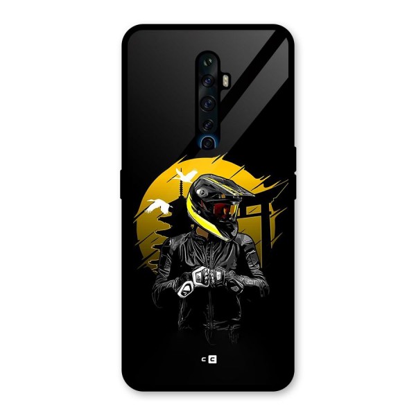 Rider Ready Glass Back Case for Oppo Reno2 F