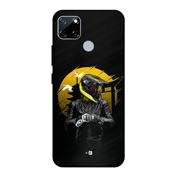 Rider Ready Metal Back Case for Realme Narzo 30A