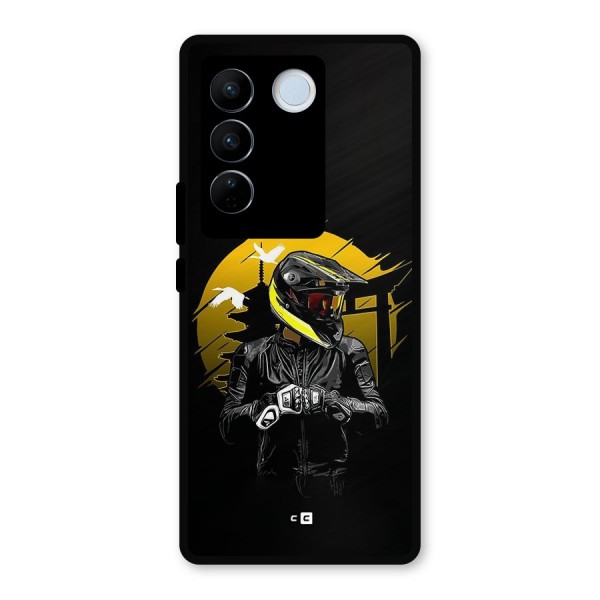 Rider Ready Metal Back Case for Vivo V27