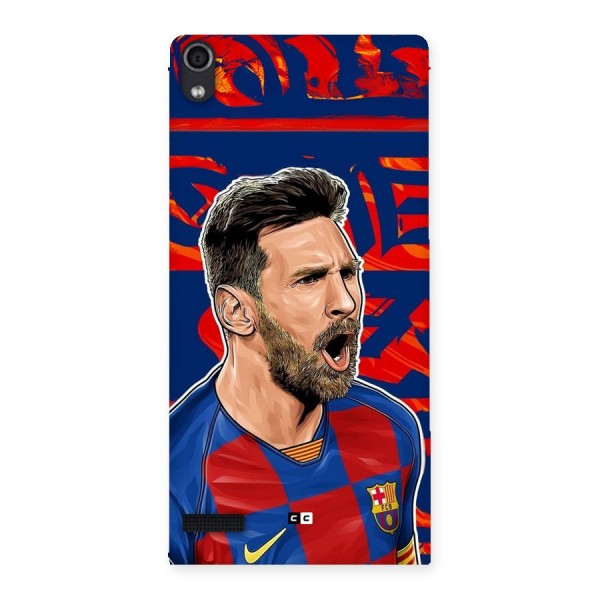 Roaring Soccer Star Back Case for Ascend P6