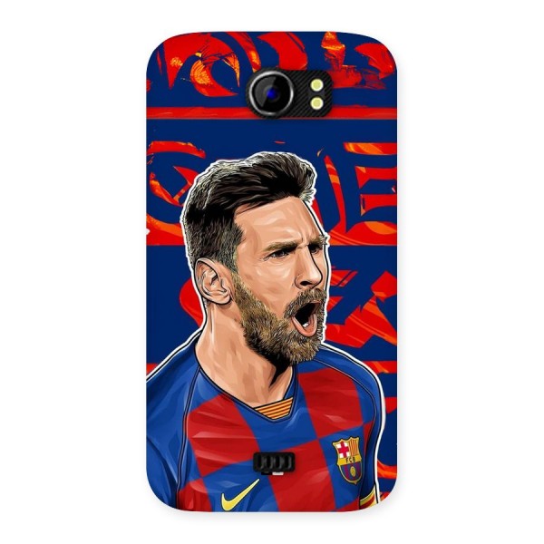 Roaring Soccer Star Back Case for Canvas 2 A110
