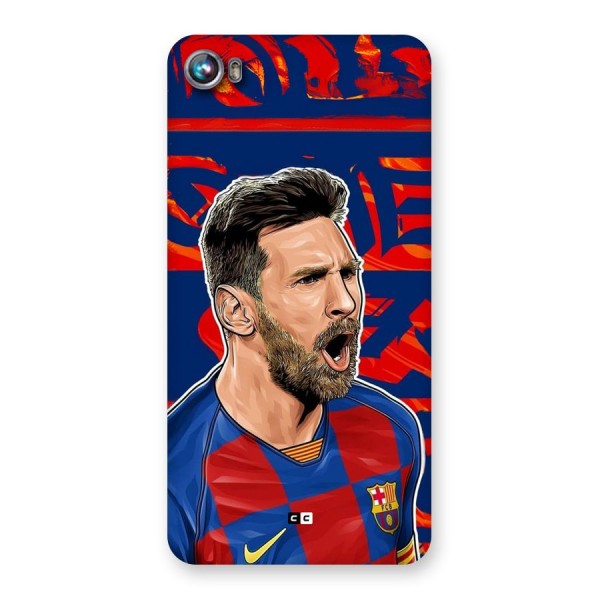 Roaring Soccer Star Back Case for Canvas Fire 4 (A107)